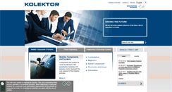 Desktop Screenshot of kolektor.com