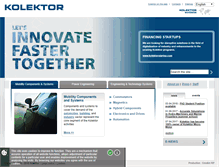 Tablet Screenshot of kolektor.com
