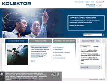 Tablet Screenshot of kolektor.si
